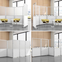 YDPF-005 moderne bois pliable écran bureau Table diviseur mobile cloison panneau mur pour salle à manger et bureau
