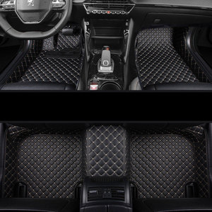 Tappetini Auto in Pelle per <span class=keywords><strong>Peugeot</strong></span> <span class=keywords><strong>2008</strong></span> 2020 2021 2022 2023 2024 2025 Kit Accessori Tappeti Protettivi Componenti per Veicoli - Product Image 3