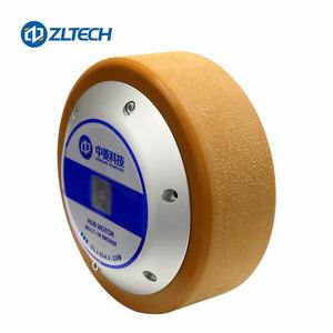 ISO9001 Zltech มอเตอร์ล้อยาง DC แบบไม่มีแปรงถ่าน, มอเตอร์ดุมล้อพร้อมตัวเข้ารหัส4096สายสำหรับหุ่นยนต์รับน้ำหนักได้200กก. 10N 48V 500W 6.5นิ้ว - Product Image 5