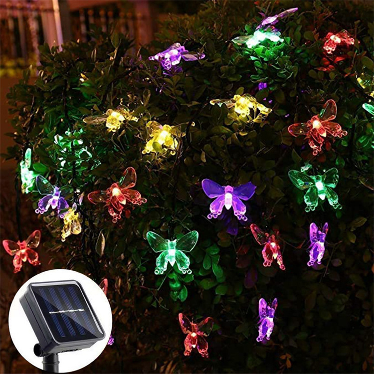Lawn Landscape Lamp Garden Color Changing Led Solar Lawn Lamp Landscape Garden Decoration Color Christmas Butterfly Light