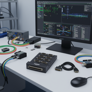 Moxa OPT8-M9 <b>Link</b> <b>Cable</b> D-Sub Connector 8-Port Serial Interface Adapter Model 62849 Taiwan - Product Image 3