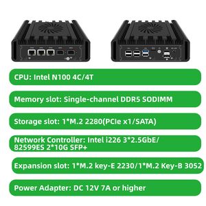 Bkhd 2025 Mini Mạng thiết bị máy chủ h31f Intel 32GB được xây dựng trong Bộ nhớ 3*2.5g + 2*10G LAN tích hợp video 4G GPIO 60Hz Linux - Product Image 6