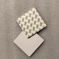 80*80mm 3mm d'épaisseur imperméable NFC Menu autocollant plaque acrylique vierge avec 213 puce Google Review modèle ISO fréquence 13.56MHz