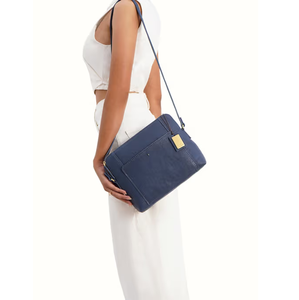 Bolso bandolera de cuero hecho a mano para mujer, 100% genuino, elegante, duradero y ligero, ideal para oficina, viajes y compras. - Product Image 1