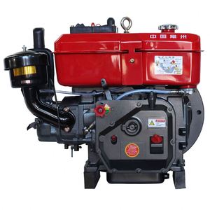 Moteur diesel monocylindre 4 temps refroidi par eau de 28 CV, à démarrage électrique, pour usage en construction et en bateau, exporté dans le monde entier - Product Image 1