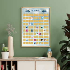 Áp Phích Tùy Chỉnh Cào Giảm Áp Phích Danh Sách Thùng Album Anime Phim 100 Địa Điểm Áp Phích 100 Ngày Cào - Product Image 2