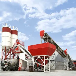 Fully Automatic Capacity 60 120 180m3/h Complete Ready Mix Concrete Batching Mixing Plant System