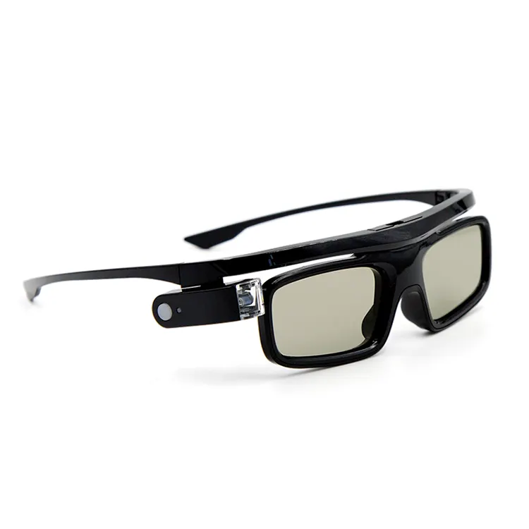 144Hz Rechargeable 3D Active Shutter Glasses for All DLP-Link 3D Projectors Comfortable to Wear DLP 3D Glasses