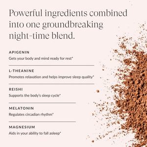 Nuevo Polvo para Dormir con L-Teanina, Apigenina, Reishi y Magnesio, Suplemento para Dormir, Polvo para Apoyar la Salud del Sueño - Product Image 4