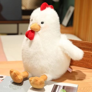 <b>Chicken</b> Plush Stuffed Animal Doll Realistic Looking, Birthday <b>Gift</b> Room Decor and Pillow Easter Kids <b>Gift</b> Room Decoration - Product Image 5