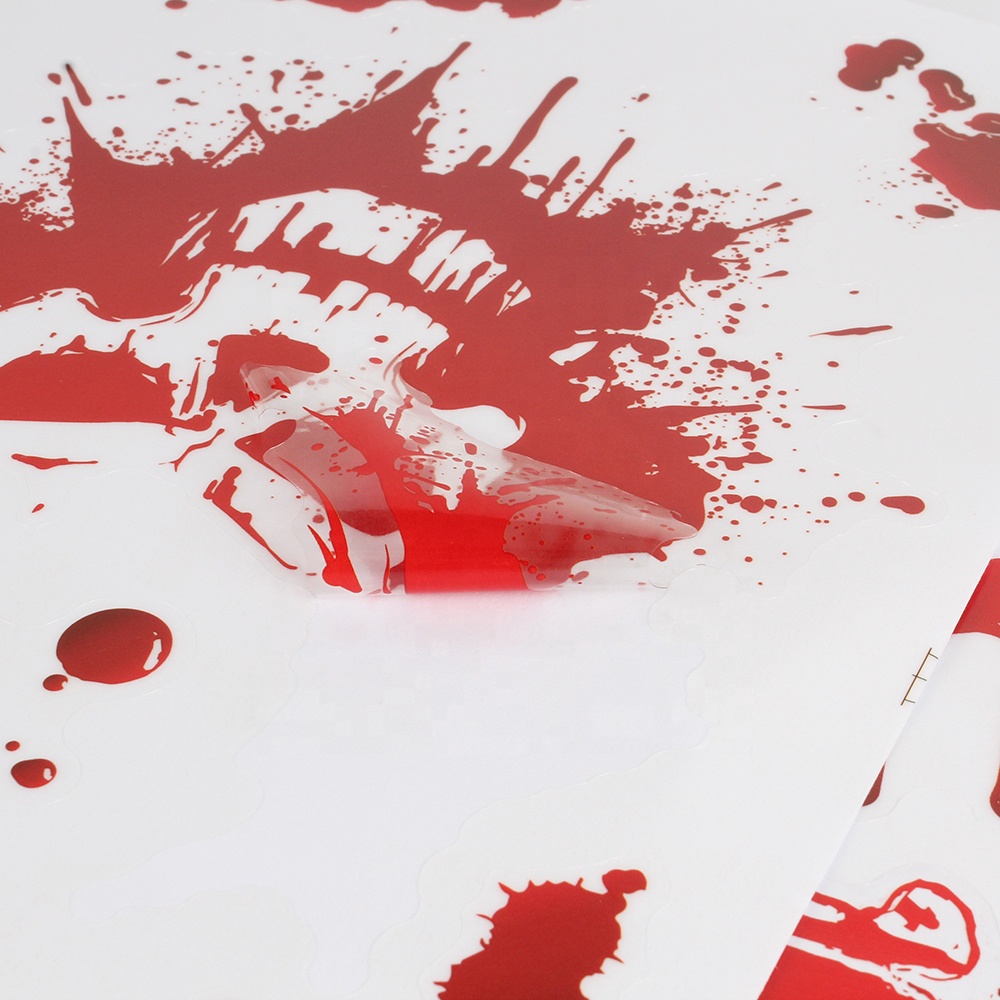 window static cling ecofriendly nontoxic halloween outdoor adhesive cute decorative static cling custom sticker