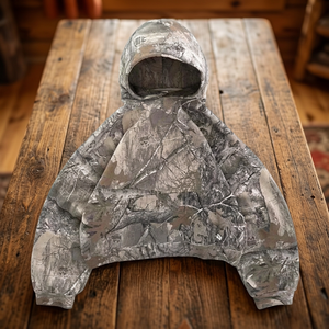 Sudadera con Capucha de Camuflaje para Hombre, Corte Regular, Transpirable, de Poliéster Tejido, Estilo Casual Otoñal con Diseño de Bolsillo - Product Image 1