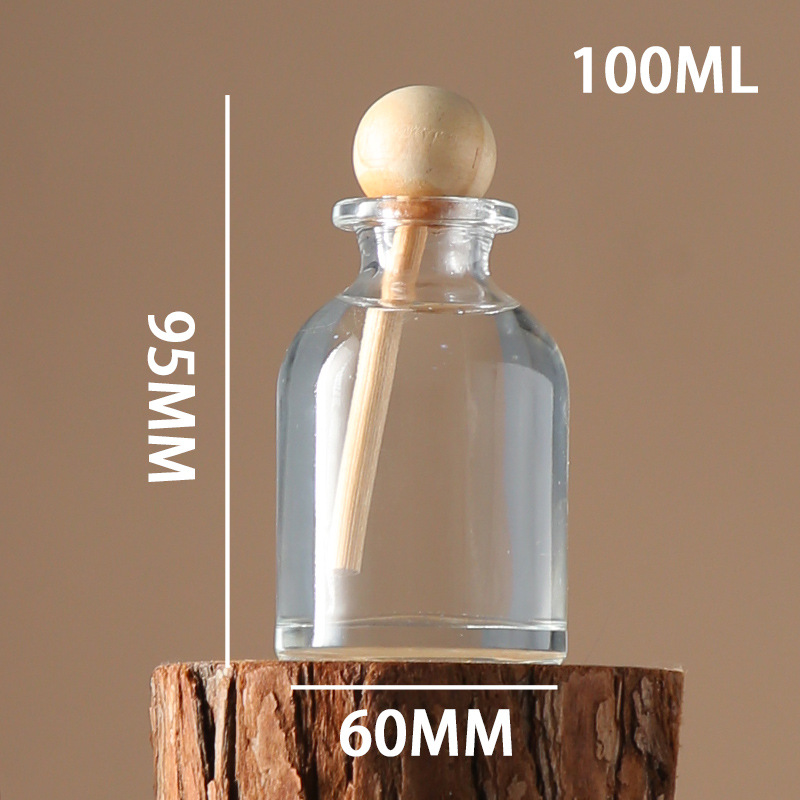 Single bottle without woodball/transparent