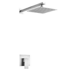 304 thép không gỉ chất lượng cao duy nhất cách tường vuông giấu vòi hoa sen vòi với áp lực cân bằng & <span class=keywords><strong>cupc</strong></span> phê duyệt - Product Image 1