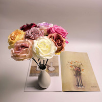 YL Zijde Simulatie Rozenkoppen 8CM Bloemdecoraties voor Bruiloften Buitenfotografie Props DIY Kunstbloem