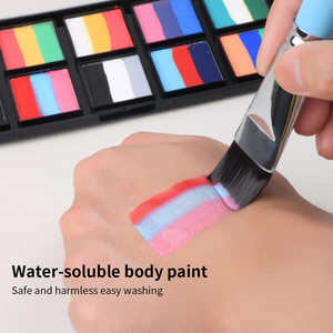 Giorgione - Offre Spéciale : Ensemble de 7 Pinceaux à Peinture en Nylon pour le <span class=keywords><strong>Visage</strong></span> avec Étui en Plastique – Qualité Supérieure - Product Image 4