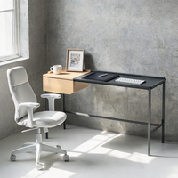 Bureau d'ordinateur blanc moderne et élégant pour la maison, avec tiroir, idéal pour la salle d'étude des étudiants - Vente en gros
