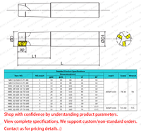 Barra de Fresado BDMT MEC, Portaherramientas CNC de Ángulo Recto, Acero de Alta Velocidad, Personalizable, Reemplazo OEM 42CrMo/SKD