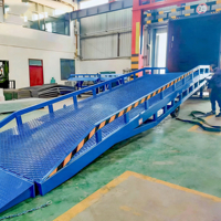 Rampe de quai fixe, niveleur de quai hydraulique, plateforme de chargement et de déchargement de conteneurs, rampe d'accès pour chariot élévateur en entrepôt