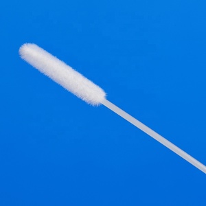 Einweg Sterile Nasopharyngeal Flocked Dna Proben entnahme Vordere Nasen probe Oropharyngeal Tupfer Stick - Product Image 3