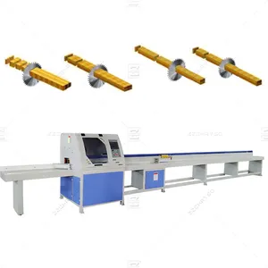 Industrial different length Wood pallet foot block cross Cut Off machine CNC for EPAL pallet