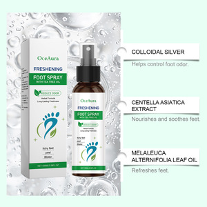 Meilleure vente OCEAURA Formule à base de plantes Parfum durable Odeur douce Rafraîchissant Non gras Portable Foot Fresh Spray - Product Image 4