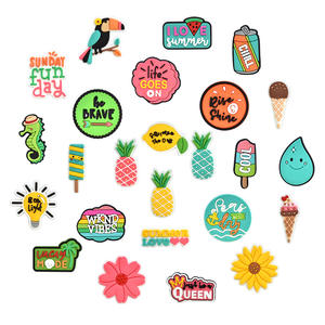 Caverneux été jardin bricolage chaussures avec fleur boucle décorative PVC caoutchouc souple et Silicone bijoux inspiré - Product Image 1