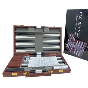 F יוקרה לוח לקוח לוגו backgammon סט שחמט סט ספק במפעל הסיטונאי