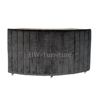 Meubles de salon Heywood New Style / Table de bar en bois massif avec housse en velours coloré pour les événements de mariage