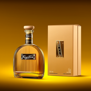Bouteilles en verre carrées plates de 750 ml de haute qualité, très vendues, avec bouchon couronne, surface gravée à l'acide, origine Shandong, pour <span class=keywords><strong>whisky</strong></span> et tequila - Product Image 6
