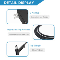 Cargador de CA de repuesto para Asus Laptop Charger 19V 3.42a 65W Adaptador de corriente para computadora portátil
