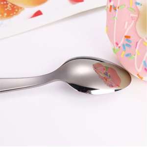 Wholesale Safe High Quality Stainless Steel 304 <strong>Children</strong> Kids <strong>Cutlery</strong> Set Knife Gold Spoon Fork Flatware High Mirror Giveaways - Product Image 6