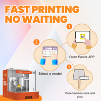 Nueva Impresora 3D Portátil Automática Eléctrica Panda-3D, Máquina de Pintura con Maltosa y Azúcar, Tecnología IA Táctil, 24V