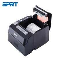 Nueva Impresora Térmica de Recibos SP-POS892 de 80 mm, Blanco y Negro, con Interfaz USB, LAN y Serial, Cortador Automático para Sistema POS, en Existencia