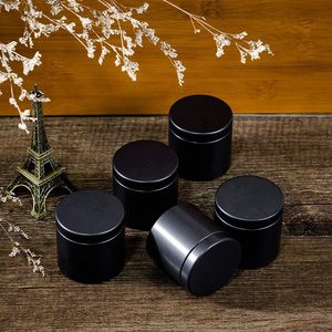 Kitchen Food Storage Container Jar Series for Tea Sugar Coffee <b>Canisters</b> 5 Pieces Metal Bread Bin <b>Sets</b> - Product Image 1