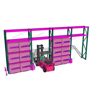 2600 2700 2800 KG longue portée rayonnage matelas stockage empilable système de rayonnage à palettes paquet entrepôt équipement support - Product Image 1