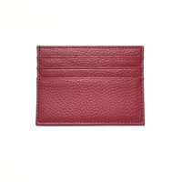Dompet Kartu Kulit Asli Mini Grosir Bbu55013 untuk Wanita, Dompet Kartu Tipis untuk Pria