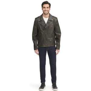 Chaqueta de Invierno para Hombre de Cuero Genuino Finer Threads, Transpirable, con Capucha, Precio Económico - Product Image 1