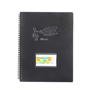 Dossier de musique 20 feuilles de pochettes en plastique Dossiers de musique chorale pour scène Piano jouant Choir Singer Sheet Music Holder - Product Image 6