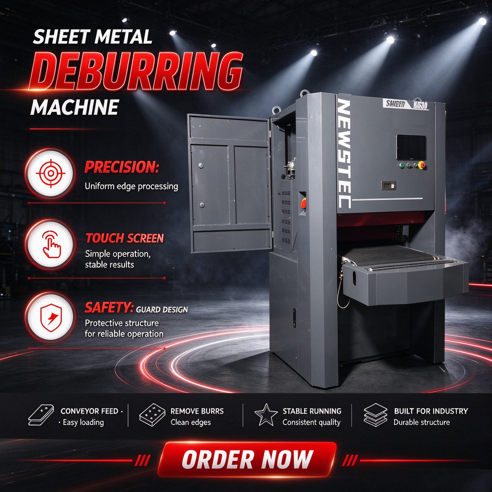 Rust Inspection Sheets Single Belt Sheet Metal Deburring Machine Carbon Steel Surface Grinding ...