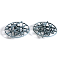 Säurebeständige Reinigungsturm-Einlagen aus Kunststoff PP/PVC/CPVC/PTFE 90mm Schneeflockenring für Absorptionstürme