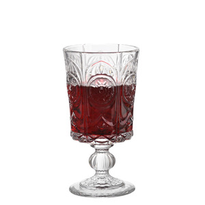 كؤوس نبيذ أحمر يدوية الصنع من ساميو بتصميم عتيق منقوش وسميك متعدد الألوان سعة 310 مل للاستخدام في الحفلات - Product Image 4