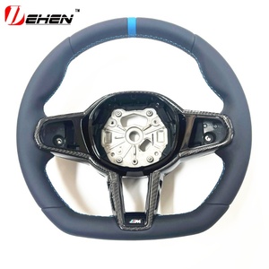 Nuevo Volante Deportivo de Fibra de Carbono CS para Modelos M2 M3 M4 G80 G82 G87 X3 X, Reemplazo Directo, Cuero QJ-GF2-001 - Product Image 1