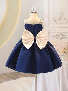 "Abito <span class=keywords><strong>da</strong></span> principessa con fiocco senza schienale in raso <span class=keywords><strong>per</strong></span> eleganti Performance formali e costumi <span class=keywords><strong>da</strong></span> Festival <span class=keywords><strong>da</strong></span> ragazza" - Product Image 2