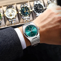 Reloj de Pulsera para Hombre POEDAGAR 930, Correa de Cuero y Acero Inoxidable, Resistente al Agua, Luminoso, Relojes para Hombre, Montre Homme, Relojes