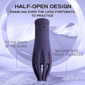 3-Frequenz 8-Armiger Penis-Ejakulations-Verzögerungstrainer Männlicher Masturbator-Kelch Eichel-Massagegerät für Männer Erotisches Sexspielzeug für Erwachsene - Product Image 6