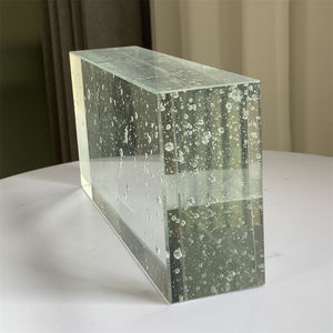 ADEL ADL1326CGB Blocs de verre solides plats écologiques résistants au feu et durables pour la décoration extérieure des bâtiments - Product Image 4