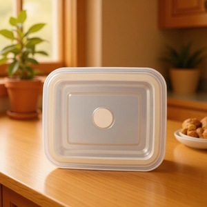 Japanese Style 304 Stainless Steel Food Storage Container Rectangle Clip-On Lid Airtight Bento <b>Box</b> Kitchen Freezer <b>Lunch</b> <b>Box</b> - Product Image 3