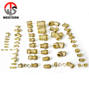15Mm <span class=keywords><strong>22Mm</strong></span> 25Mm Brass Khuỷu Tay Tee Khớp Nối Đồng Nén Phụ Kiện Cho Ống Đồng - Product Image 4