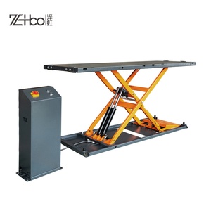 Elevador de tijera neumático Popular ZeHoo, elevador hidráulico de 800kg para motocicletas, adecuado para elevación de automóviles a la venta - Product Image 1